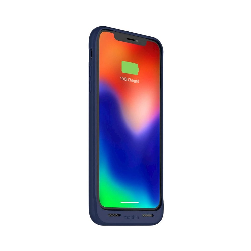 iPhone X Battery Case mophie Juice Pack Air Wireless Charging Blue